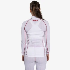 Swix Racex Classic Half Zip W Bright White/Swix Red