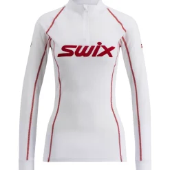 Swix Racex Classic Half Zip W Bright White/Swix Red