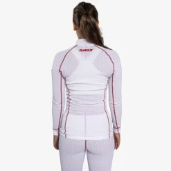 Swix Racex Classic Half Zip W Bright White/Swix Red