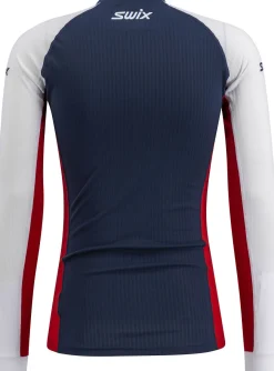 Swix Racex Classic Long Sleeve M Dark Navy/Bright White