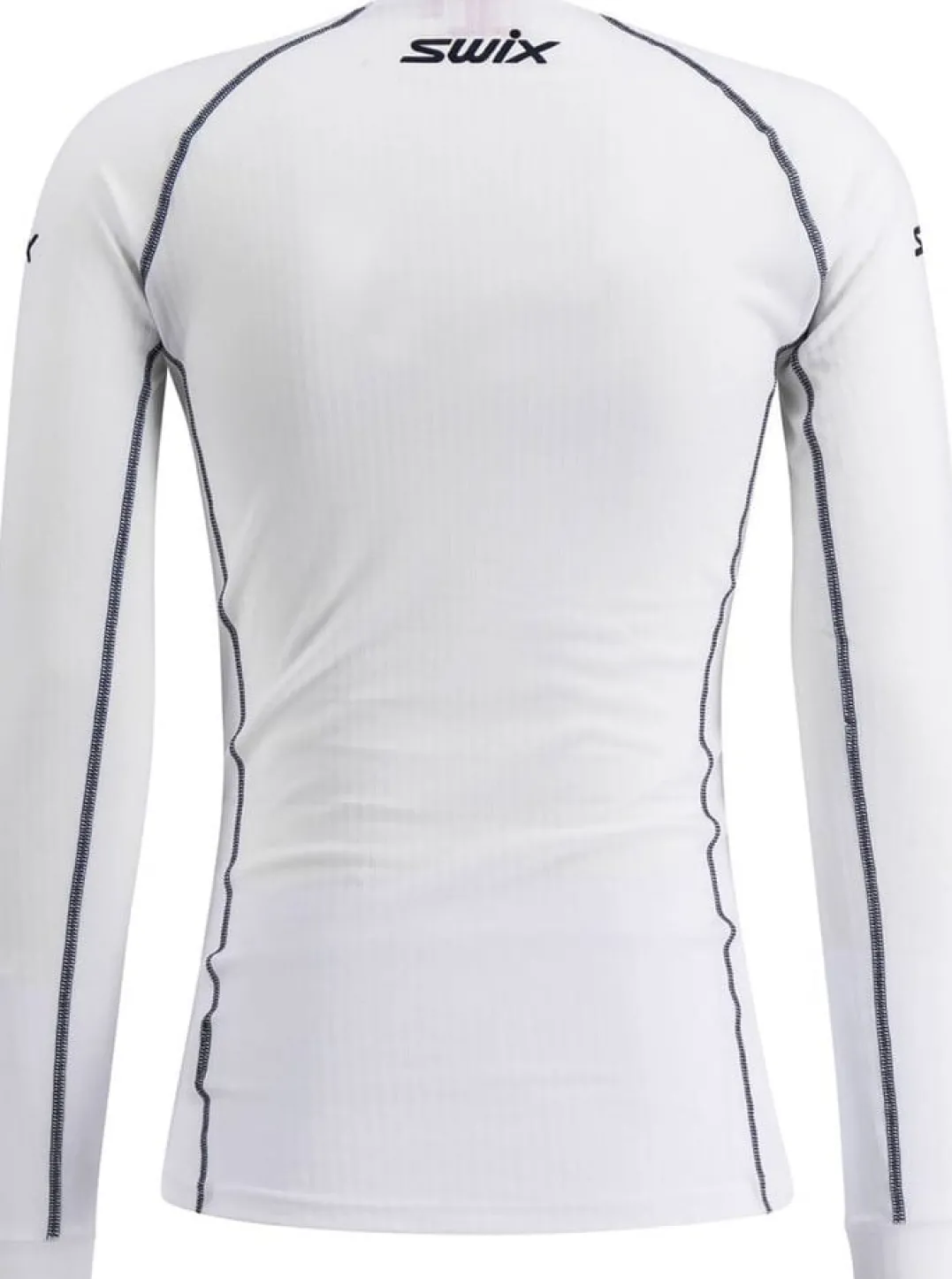 Swix Racex Classic Long Sleeve M Bright White/ Dark Navy