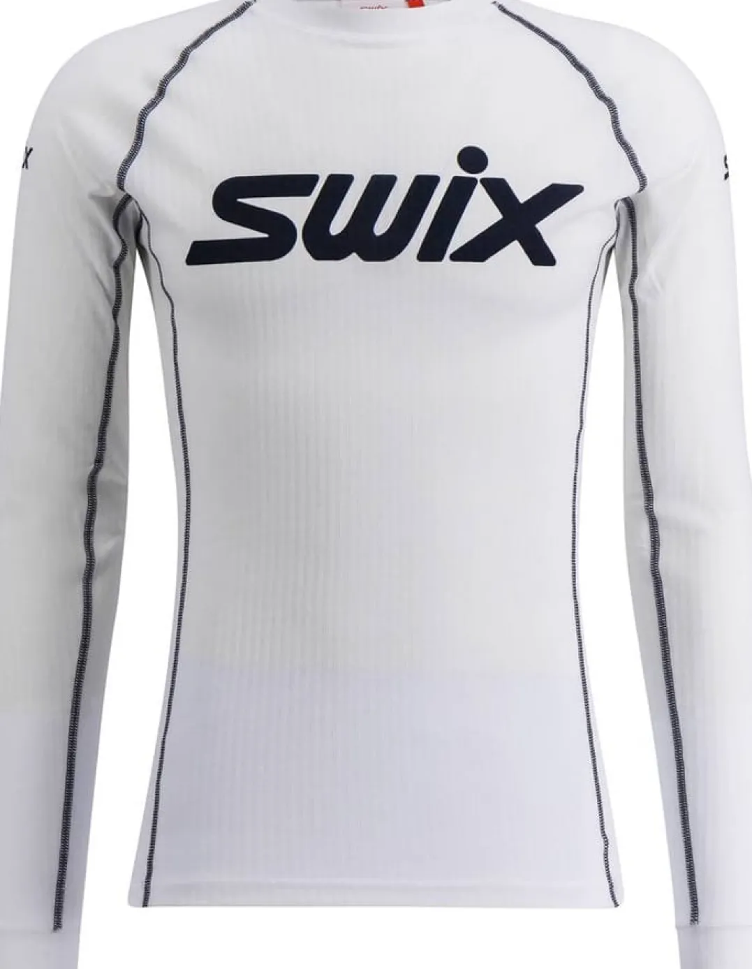 Swix Racex Classic Long Sleeve M Bright White/ Dark Navy