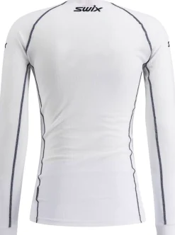 Swix Racex Classic Long Sleeve M Bright White/ Dark Navy