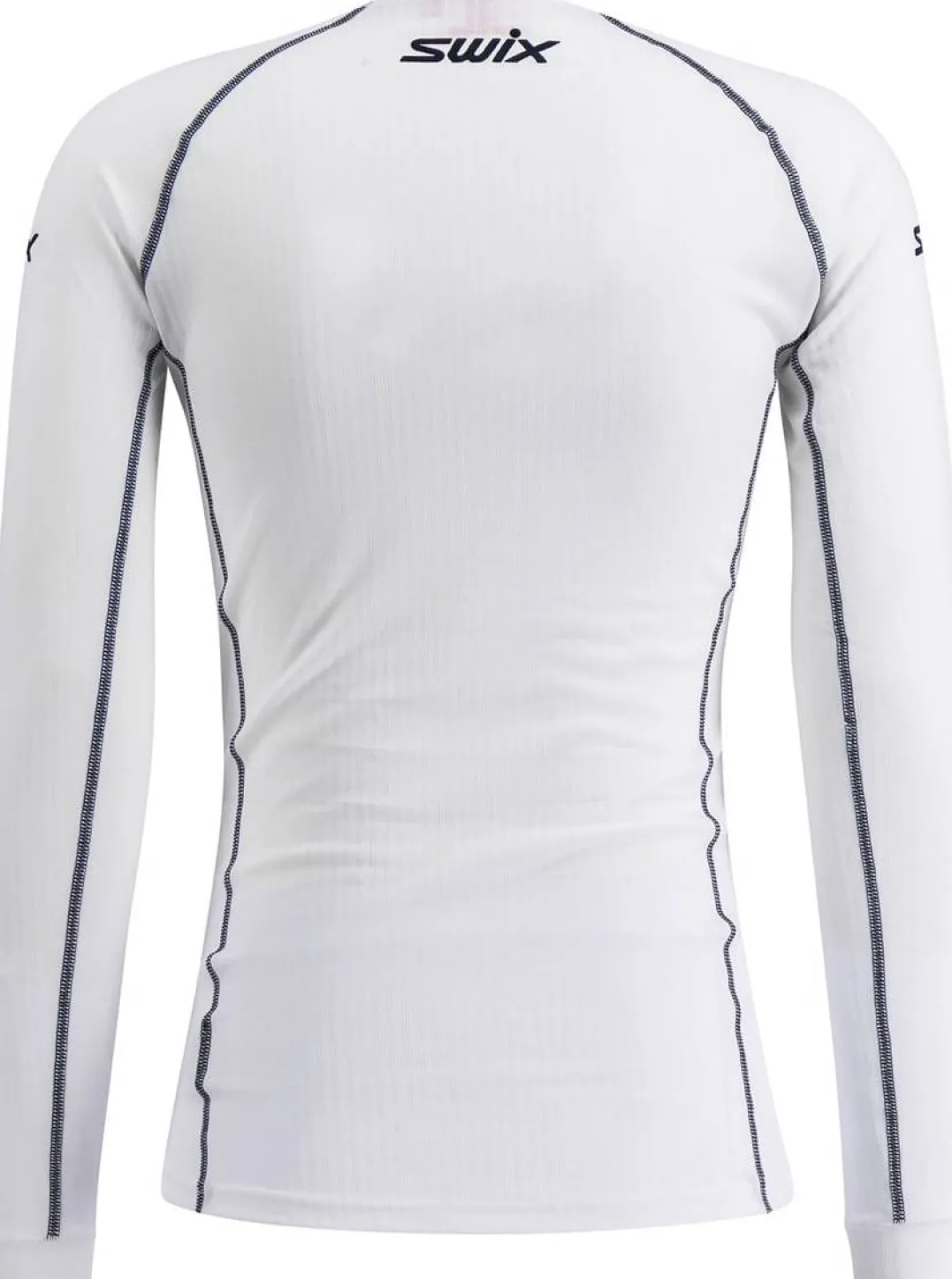 Swix Racex Classic Long Sleeve M Bright White/ Dark Navy