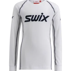 Swix RaceX Classic Long Sleeve Jr Bright White/ Dark Navy