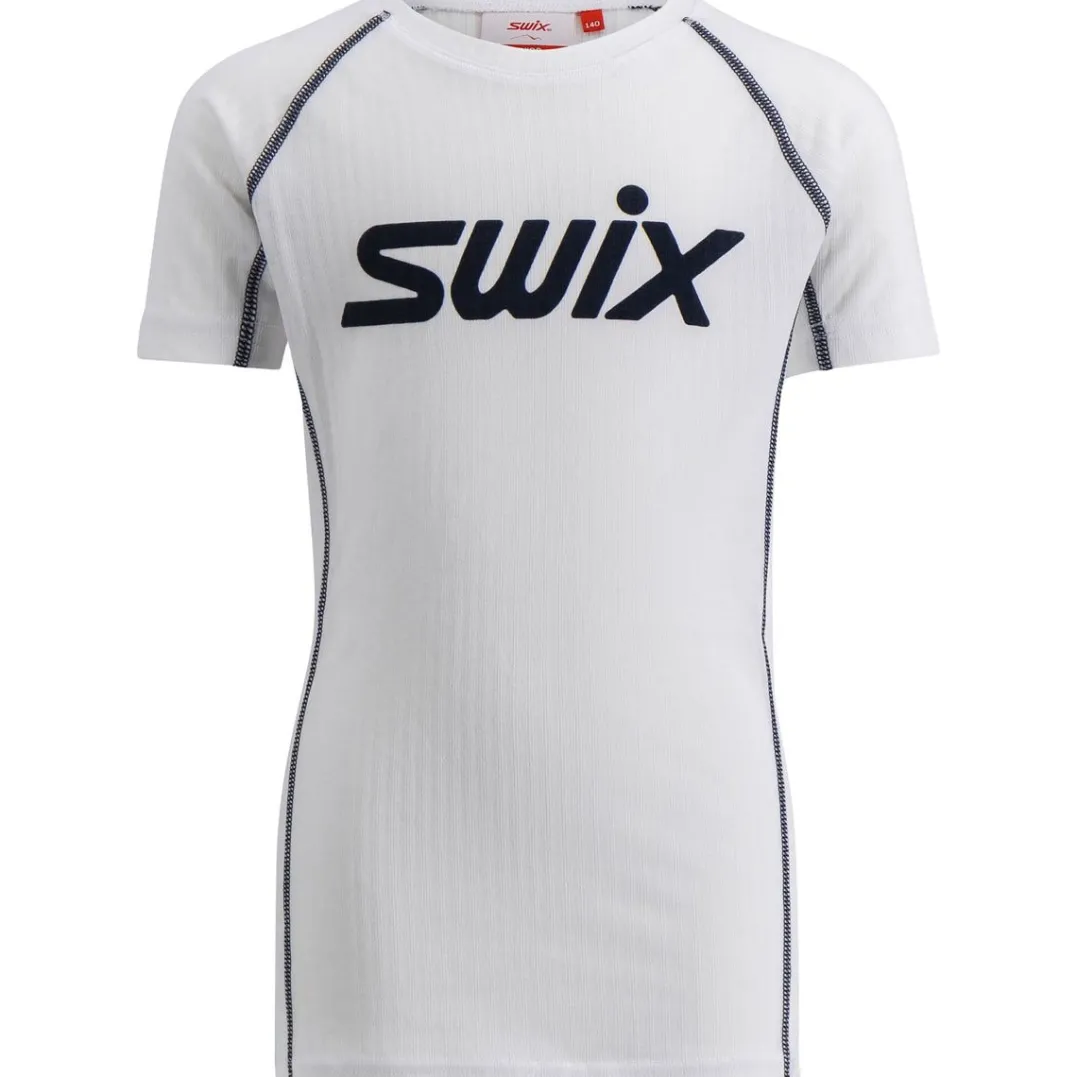 Swix Racex Classic Short Sleeve M Bright White/Dark Navy