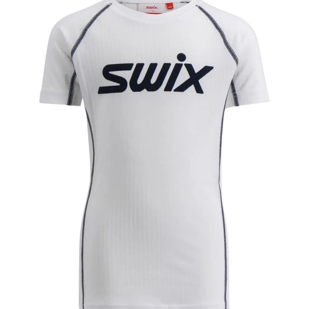 Swix Racex Classic Short Sleeve M Bright White/Dark Navy