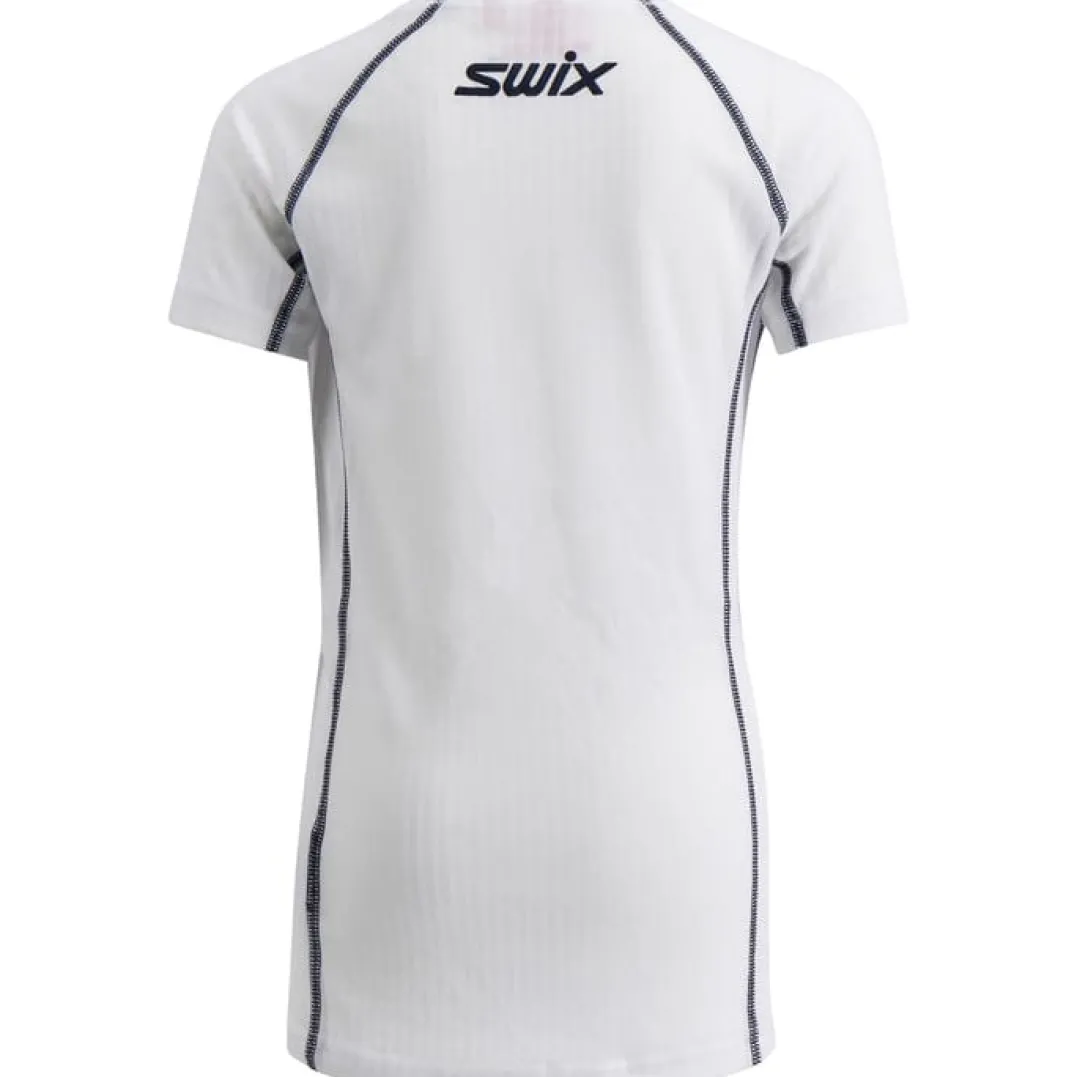 Swix Racex Classic Short Sleeve M Bright White/Dark Navy