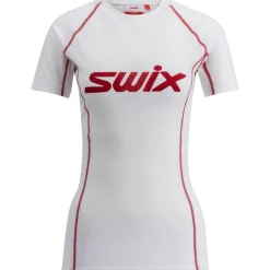 Swix Racex Classic Short Sleeve W Bright White/Swix Red