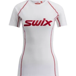Swix Racex Classic Short Sleeve W Bright White/Swix Red