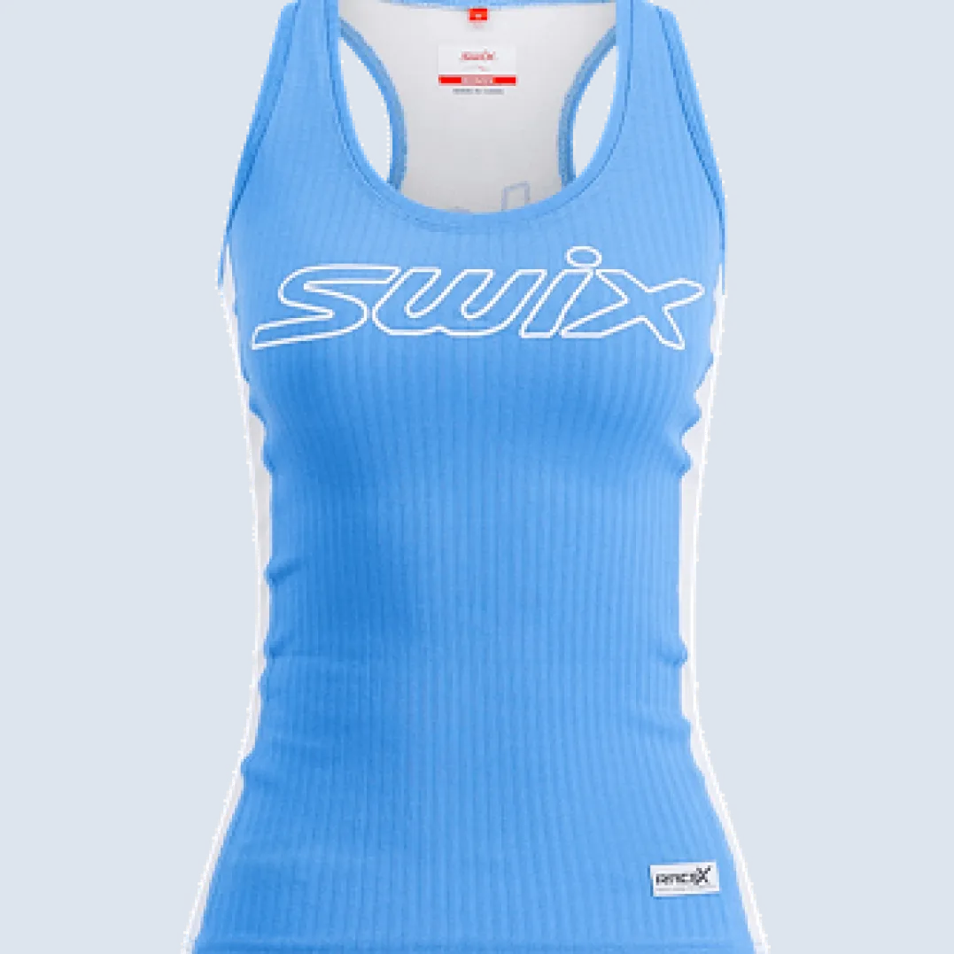 Swix Racex Light Singlet W Cloud Blue / Bright White