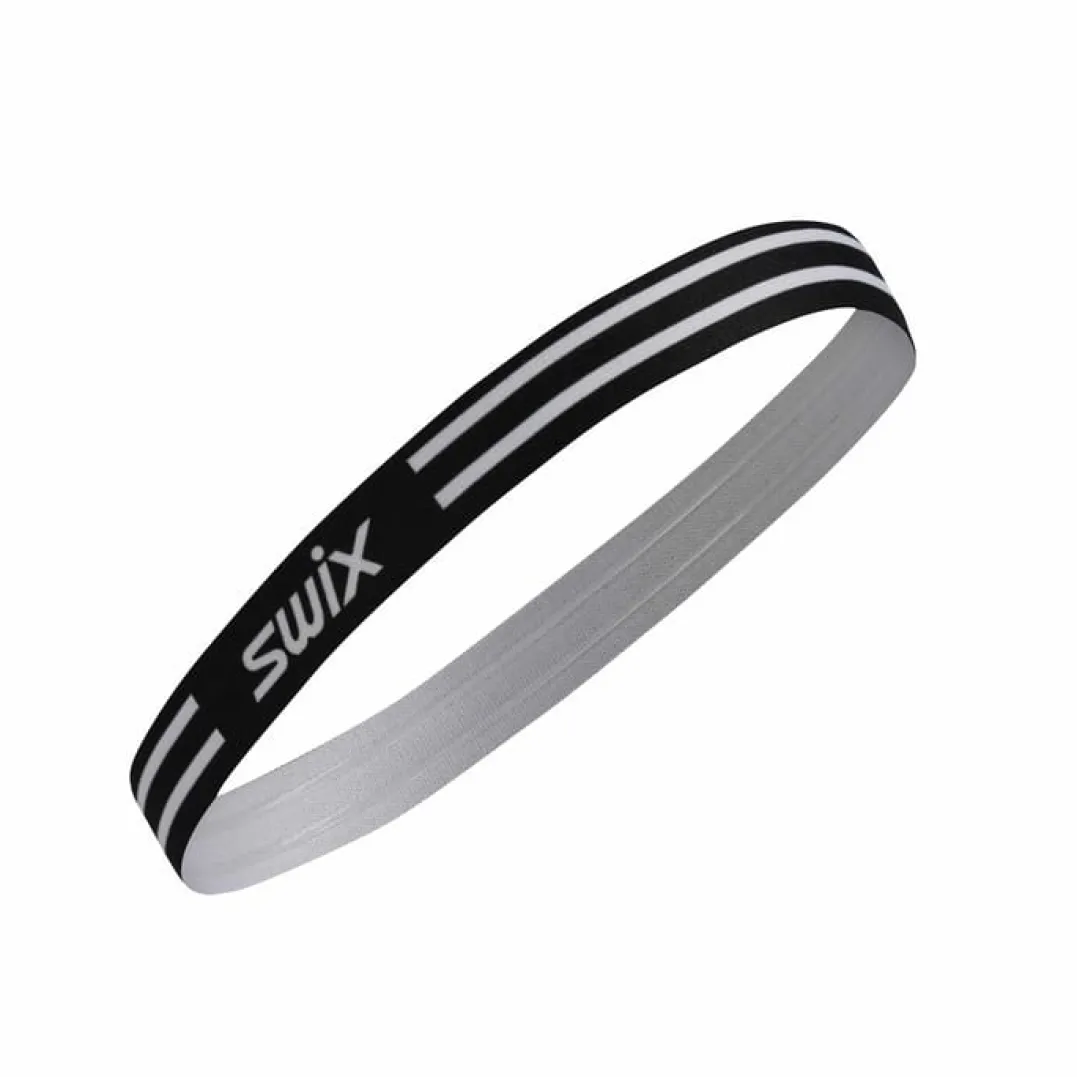 Swix Vantage Elastic Hairbands 2pk Black/Bright White