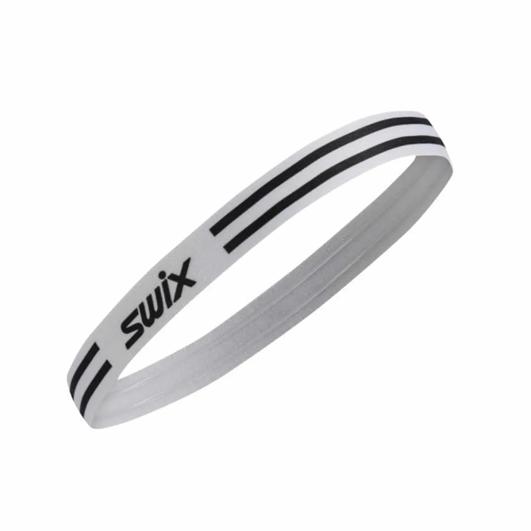 Swix Vantage Elastic Hairbands 2pk Black/Bright White