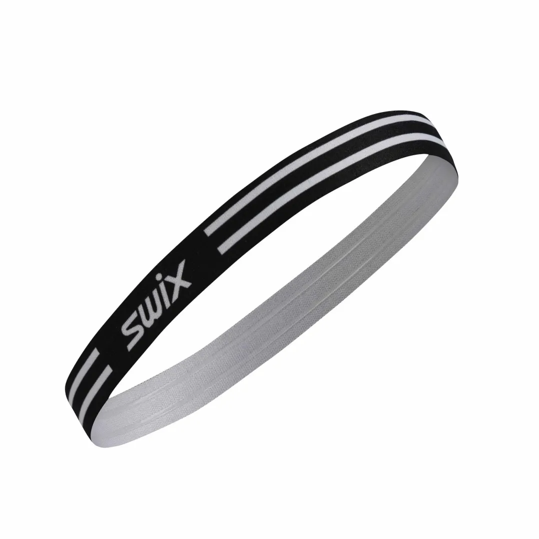 Swix Vantage Elastic Hairbands 2pk Black/Bright White