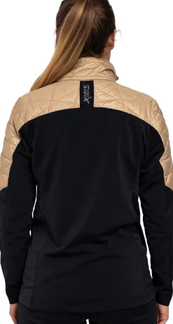 Swix Women's Infinity Hybrid Insulated Jacket Dune/Black