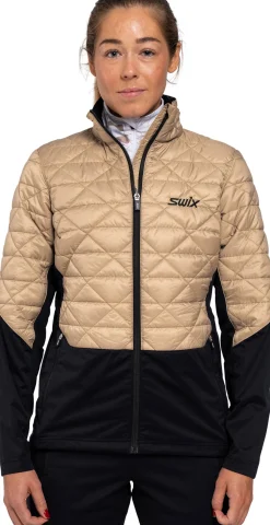 Swix Women's Infinity Hybrid Insulated Jacket Dune/Black