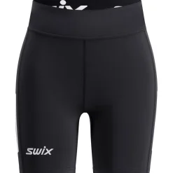 Swix Women's Pace High Waist Half Tights Black