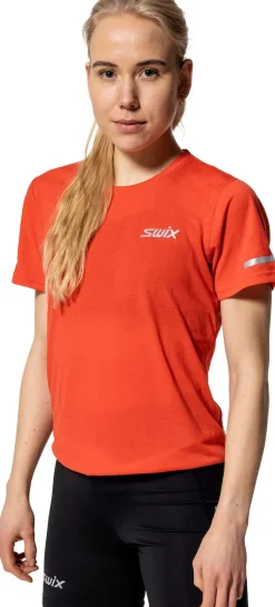 Swix Women's Pace Short Sleeve Cayenne