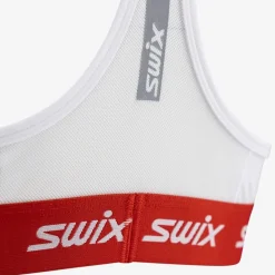 Swix Women's Roadline Bra Bright White/Fiery Red