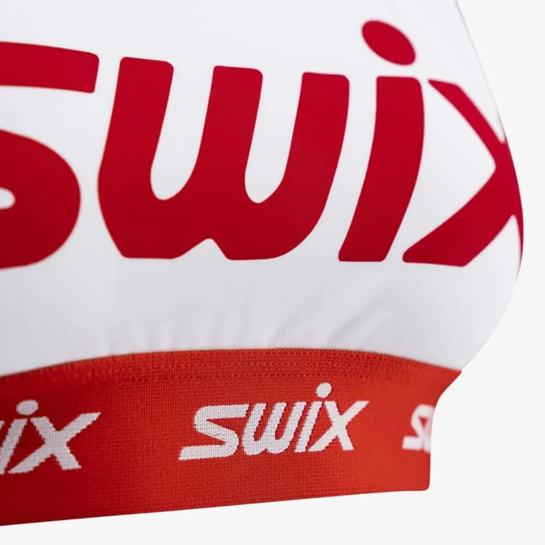Swix Women's Roadline Bra Bright White/Fiery Red
