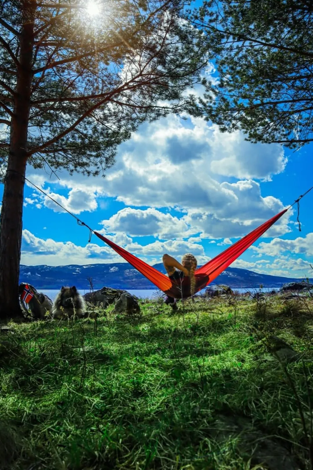Sydvang Hammock Double Burgundy/Red