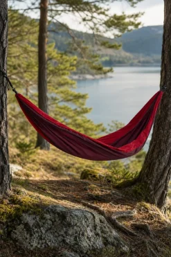 Sydvang Hammock Single Burgundy/Red