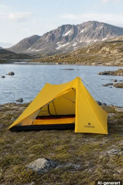 Sydvang Skala 2 P Trekking Pole Tent Lemon Chrome