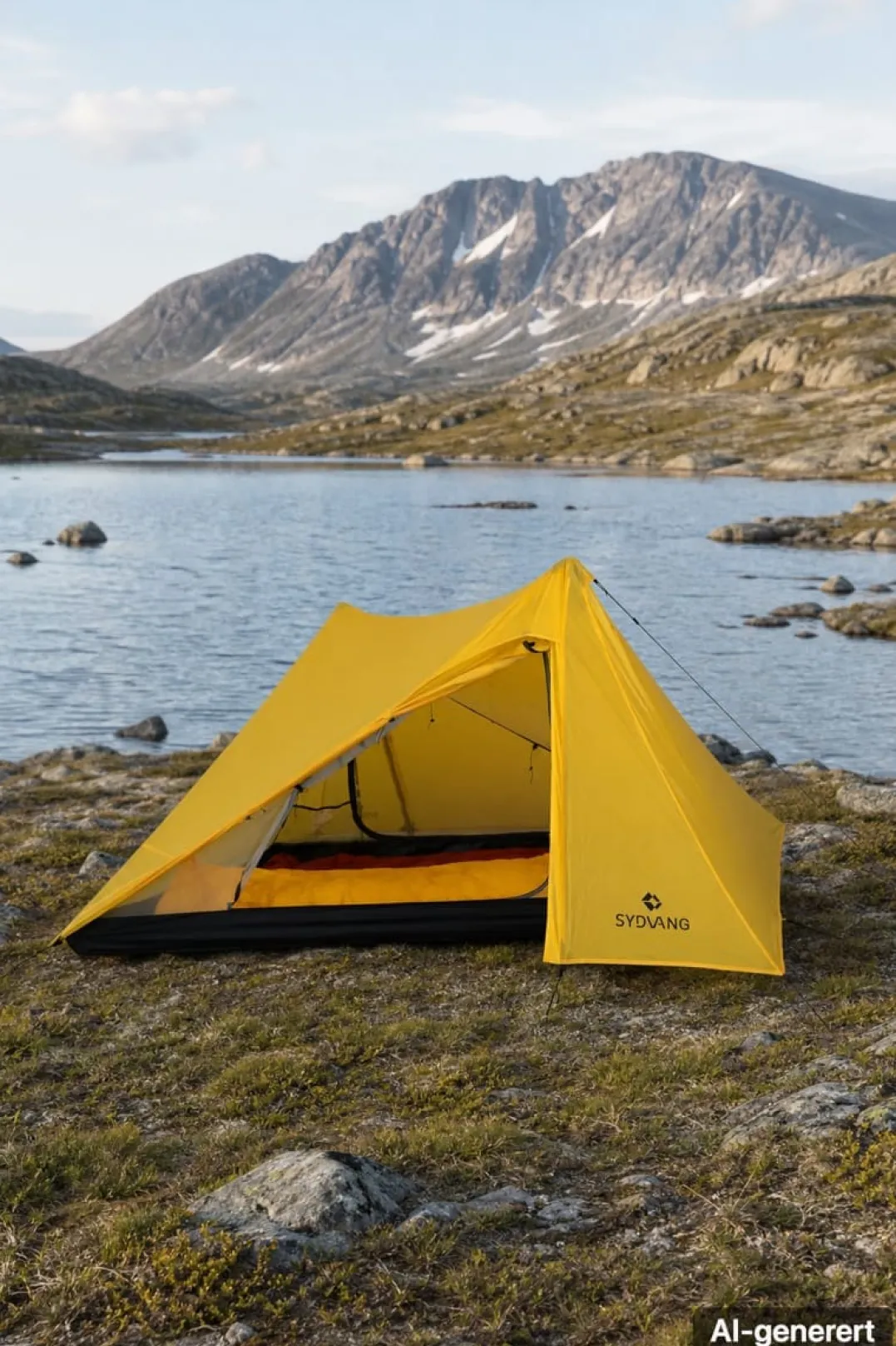 Sydvang Skala 2 P Trekking Pole Tent Lemon Chrome