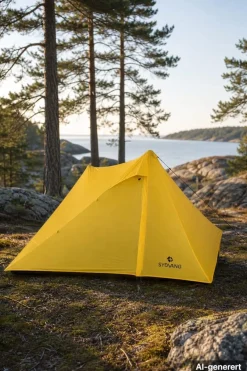 Sydvang Skala 2 P Trekking Pole Tent Lemon Chrome