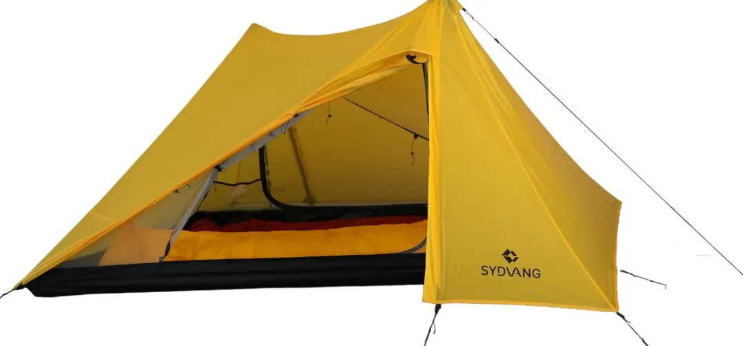 Sydvang Skala 2 P Trekking Pole Tent Lemon Chrome