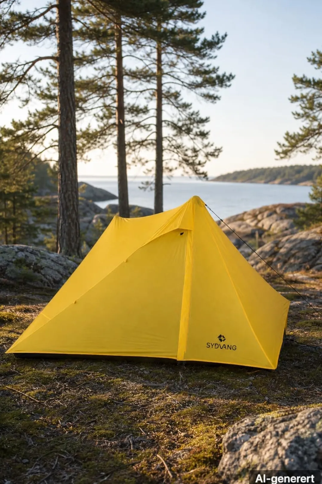 Sydvang Skala 2 P Trekking Pole Tent Lemon Chrome
