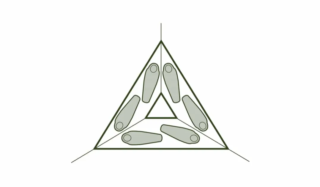 Tentsile Trillium XL 6 Black Mesh