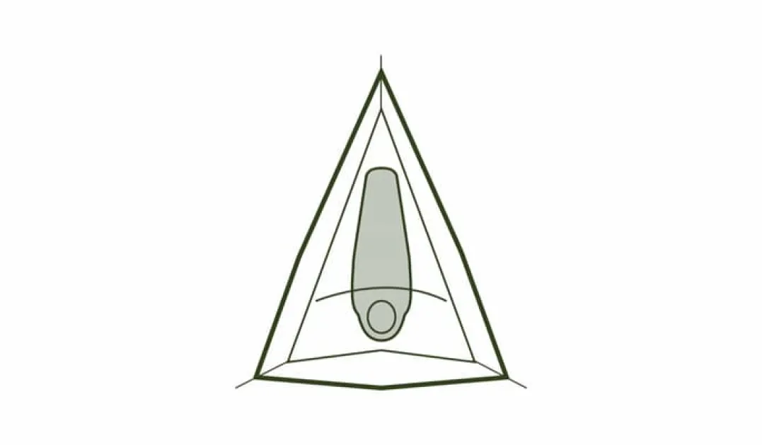 Tentsile Una 1-Person Tree Tent Forest Green