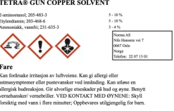 TetraGun Copper Solvent 118ml