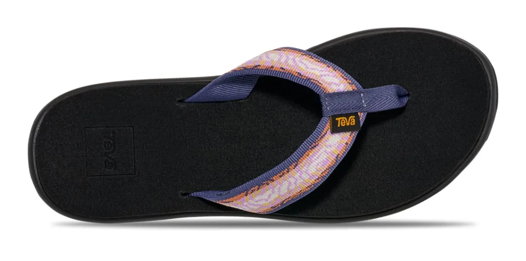 Teva Women's Voya Flip Archive Topo Lupine