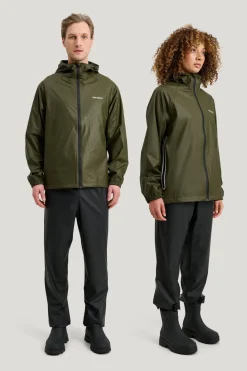 Tretorn Packable Rainbreaker Set Forest Green