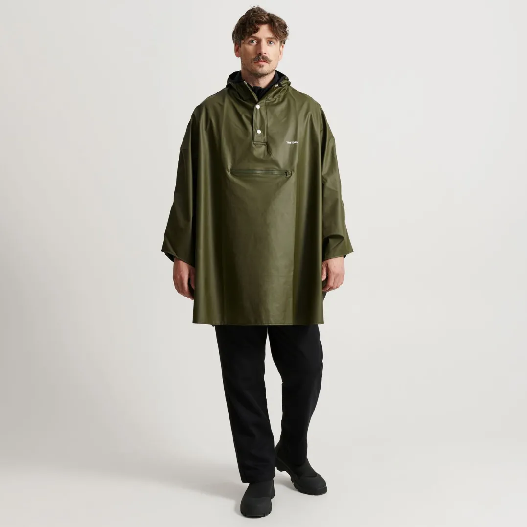 Tretorn PU Light Rainponcho Forest Green
