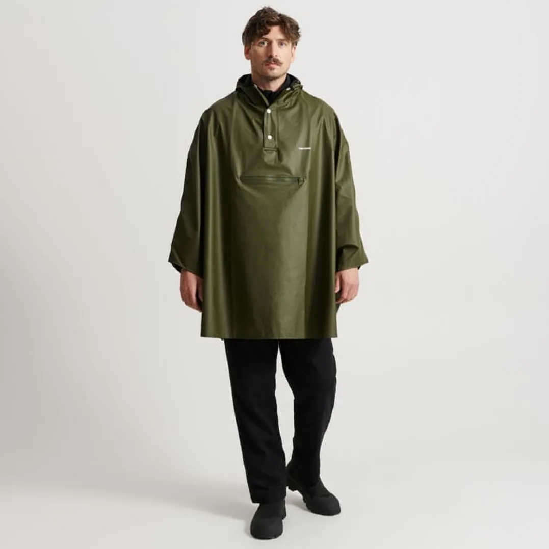 Tretorn PU Light Rainponcho Forest Green