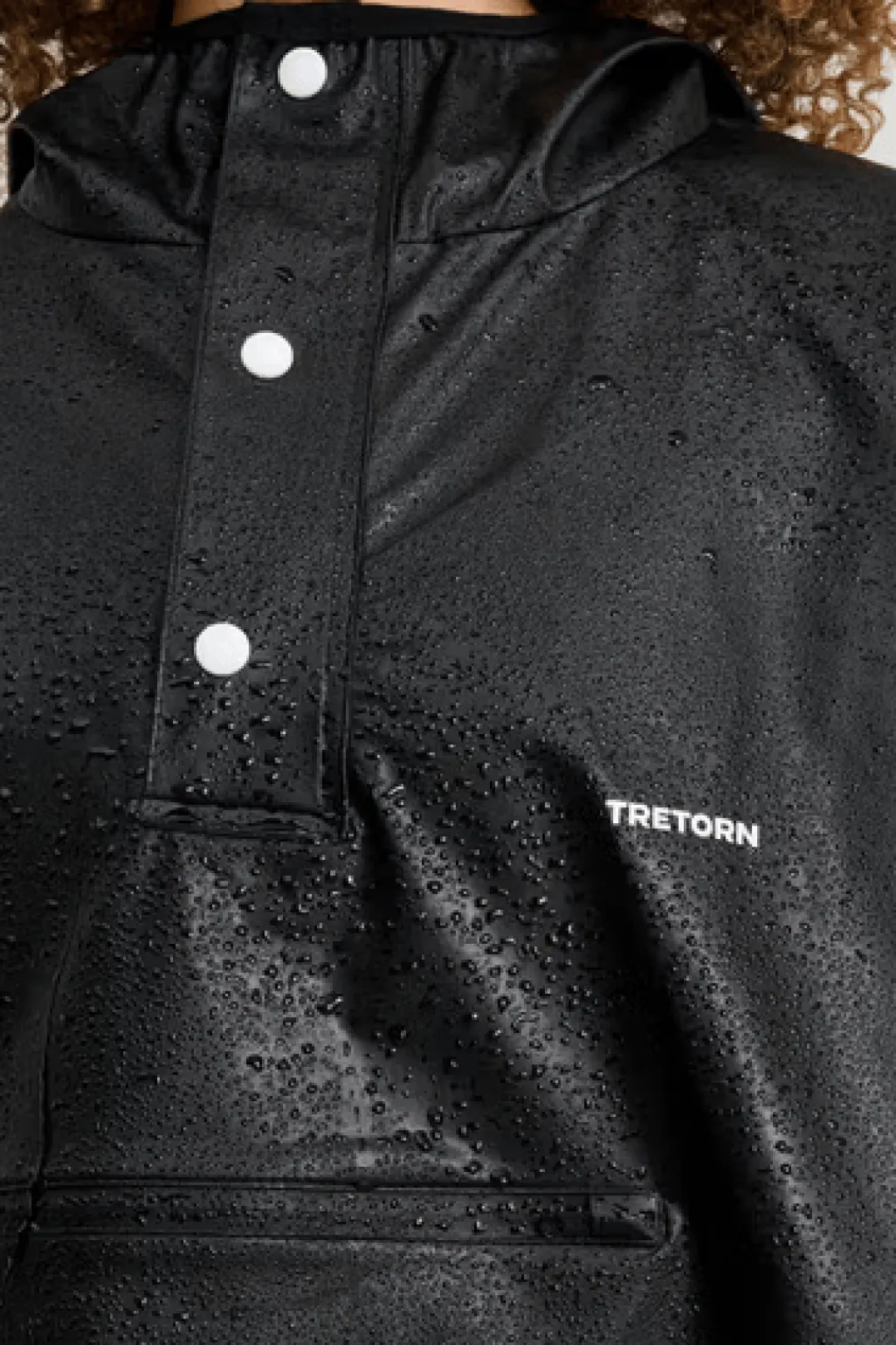 Tretorn PU Light Rainponcho Jet Black