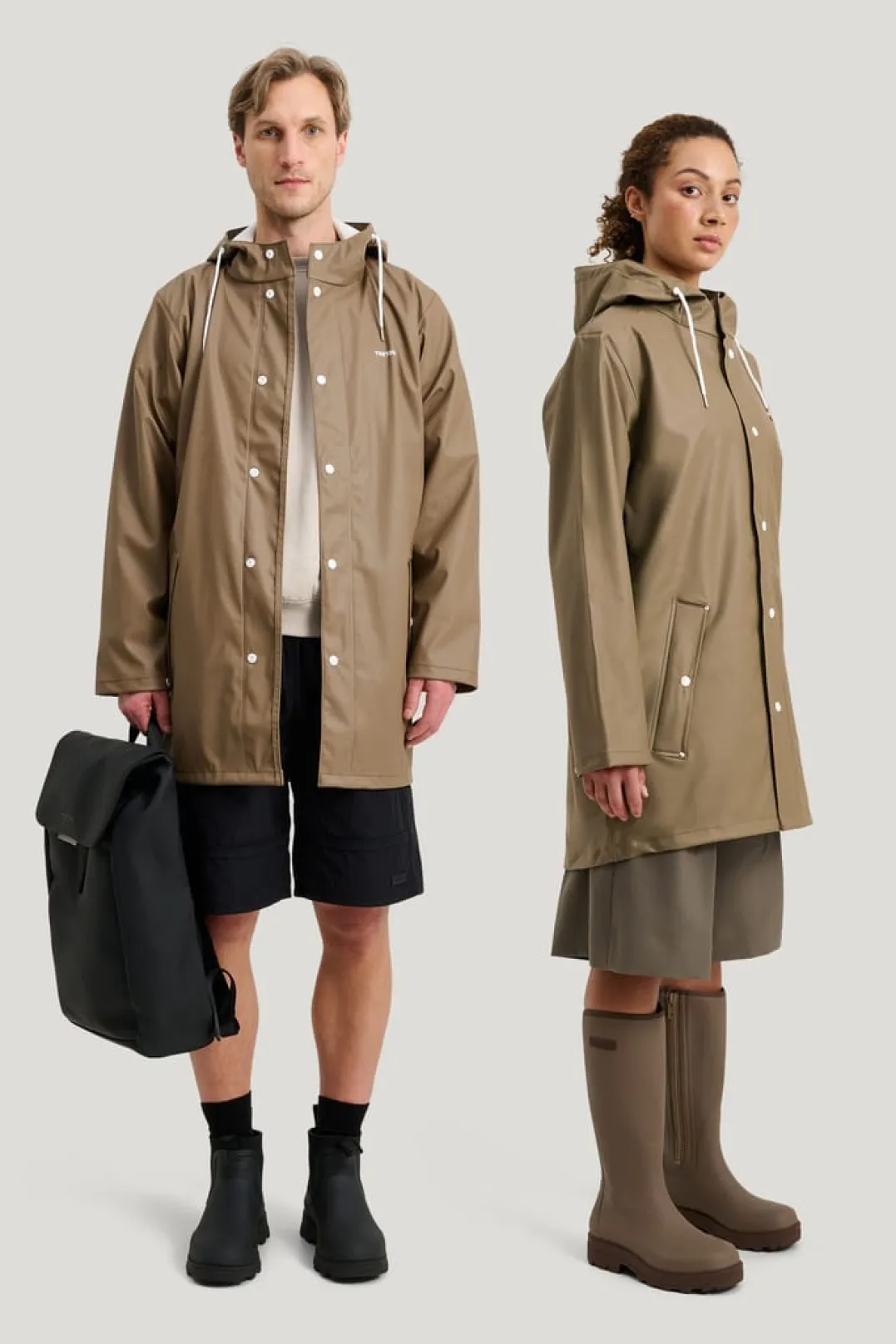Tretorn Unisex Wings Rain Jacket Shitake
