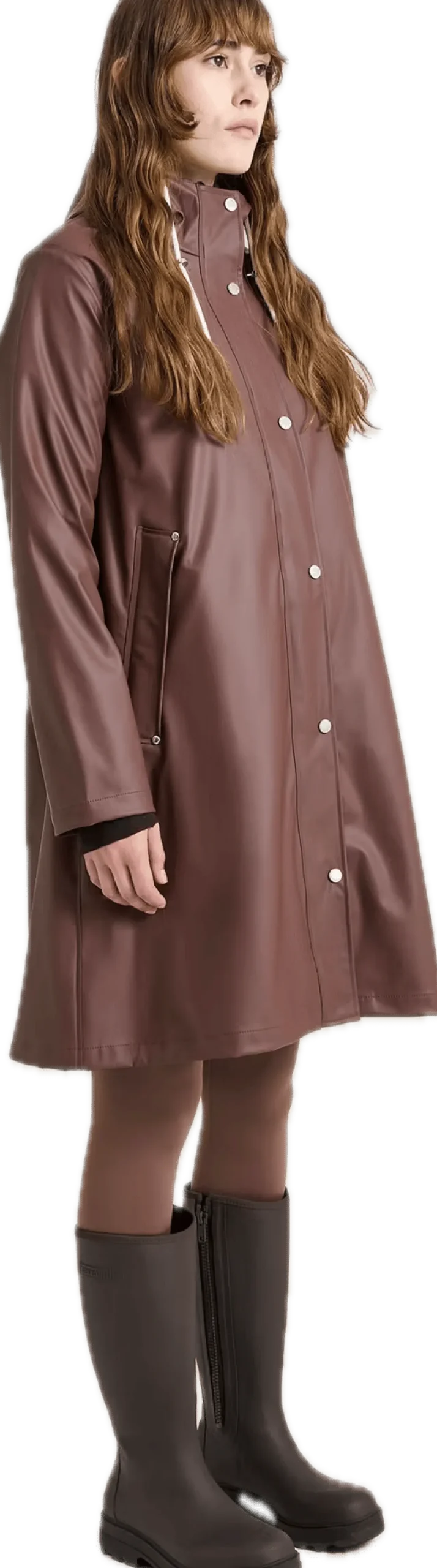 Tretorn Women's Wings A-Shape Rain Coat French Roast