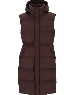 Twentyfour Mode Eva Puffy Vest D Mørk Brun