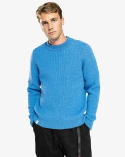 Ulvang Alltime Graze Crew Sweater Mens Provence Blue