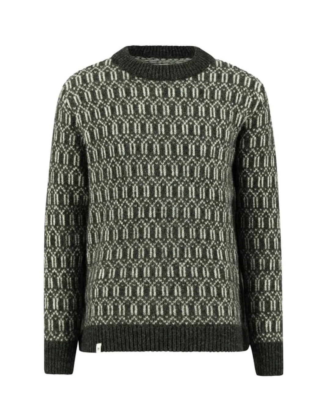 Ulvang Echo Crew Sweater Mens Charcoal Melange/Off White