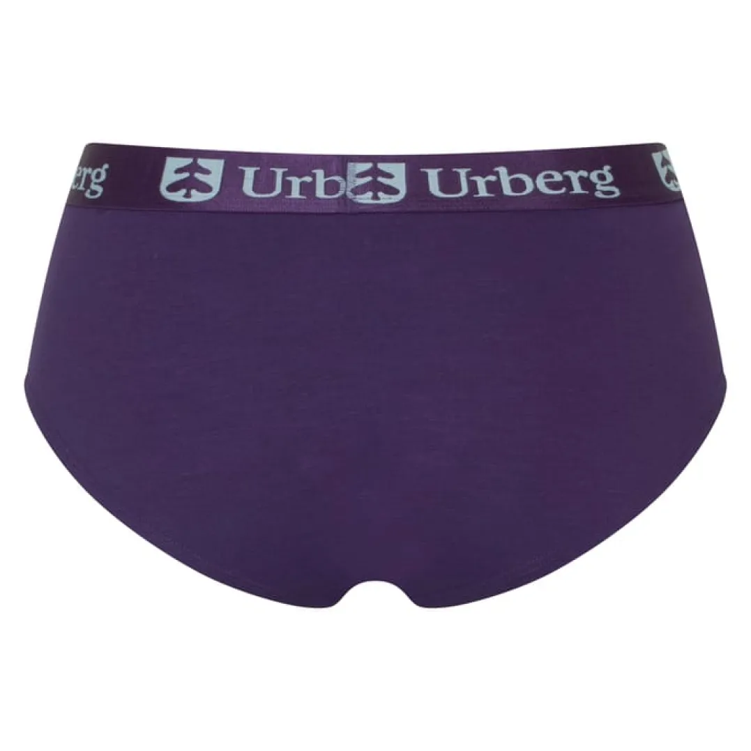 Urberg Bamboo Hipsters 3-Pack Wmn Black Beauty+bright White+grape