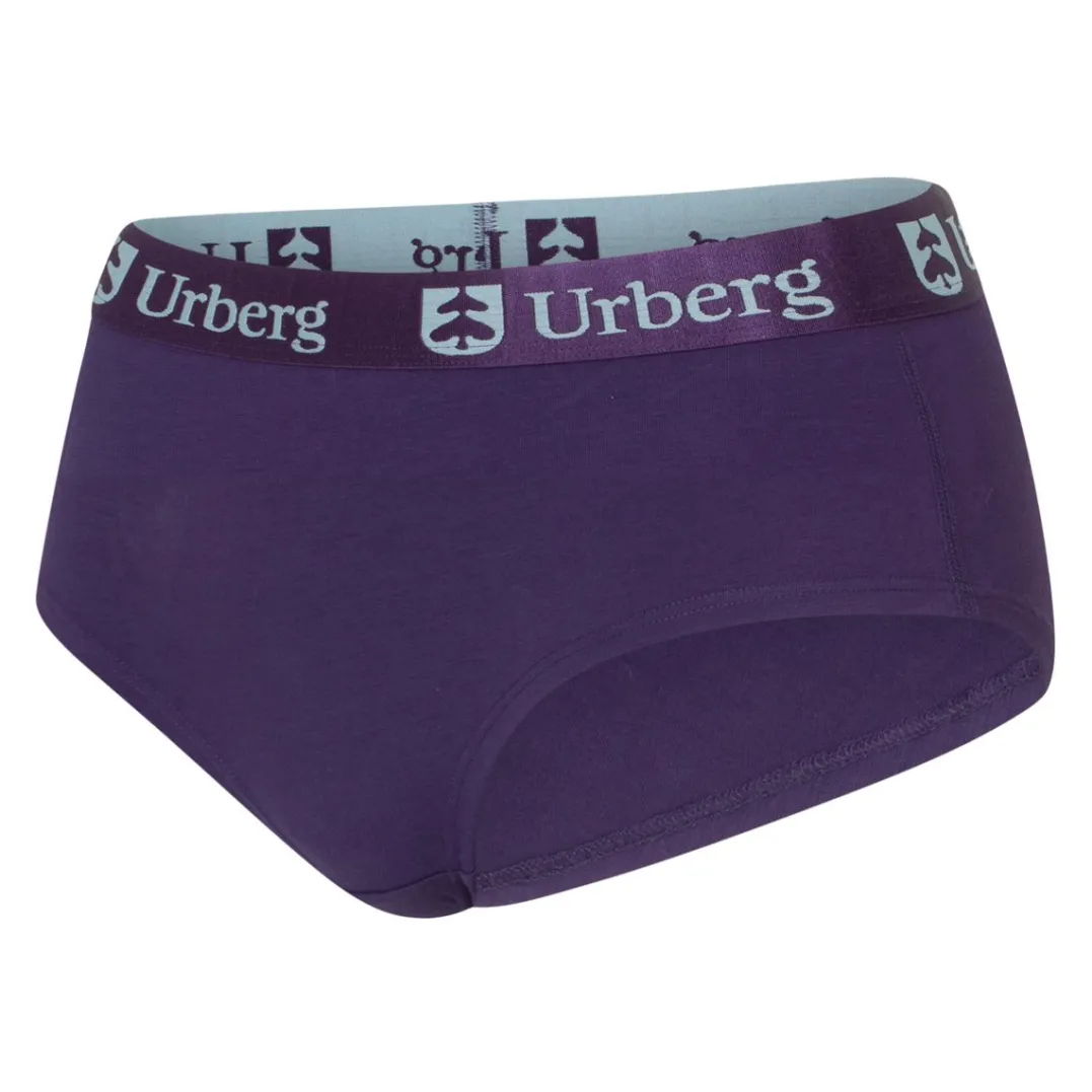 Urberg Bamboo Hipsters 3-Pack Wmn Black Beauty+bright White+grape
