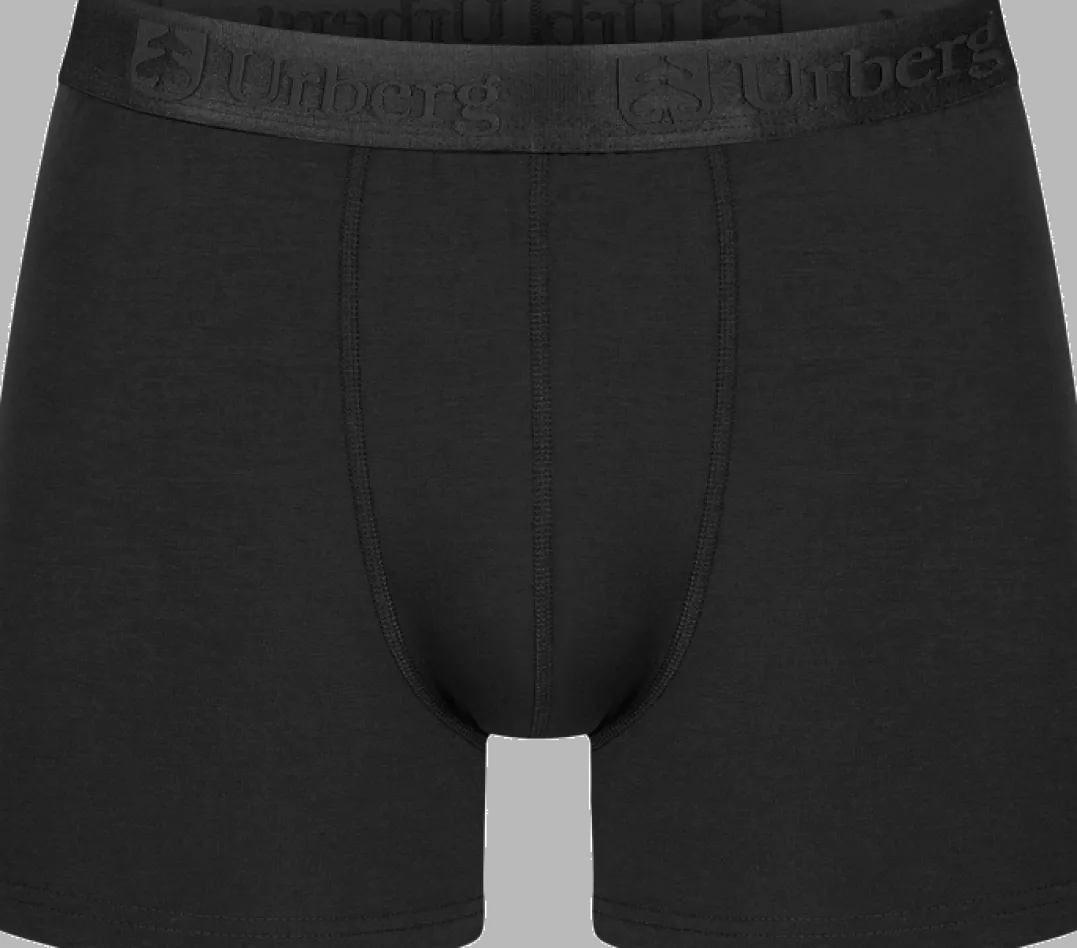 Urberg Bamboo Printed Boxers 3-Pack Men Mallard Blue Print + Black Beauty + Dark Navy