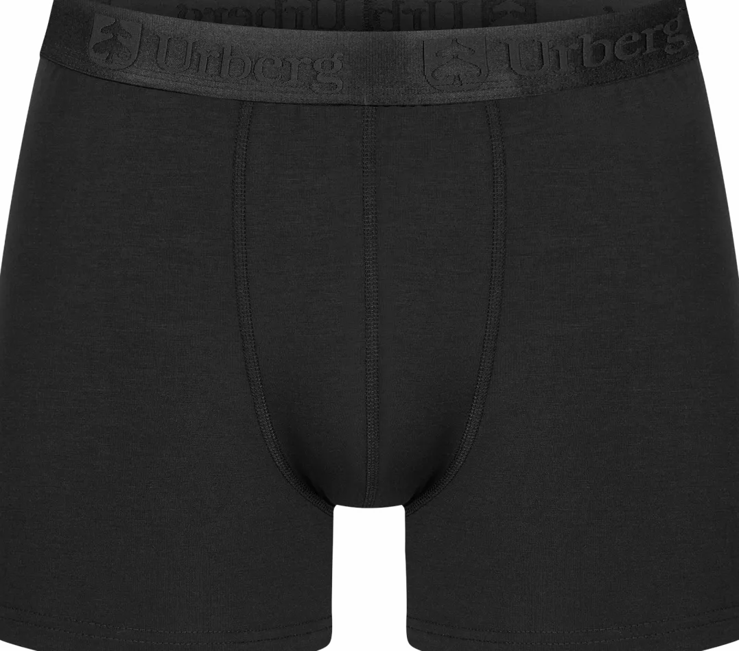 Urberg Bamboo Printed Boxers 3-Pack Men Mallard Blue Print + Black Beauty + Dark Navy