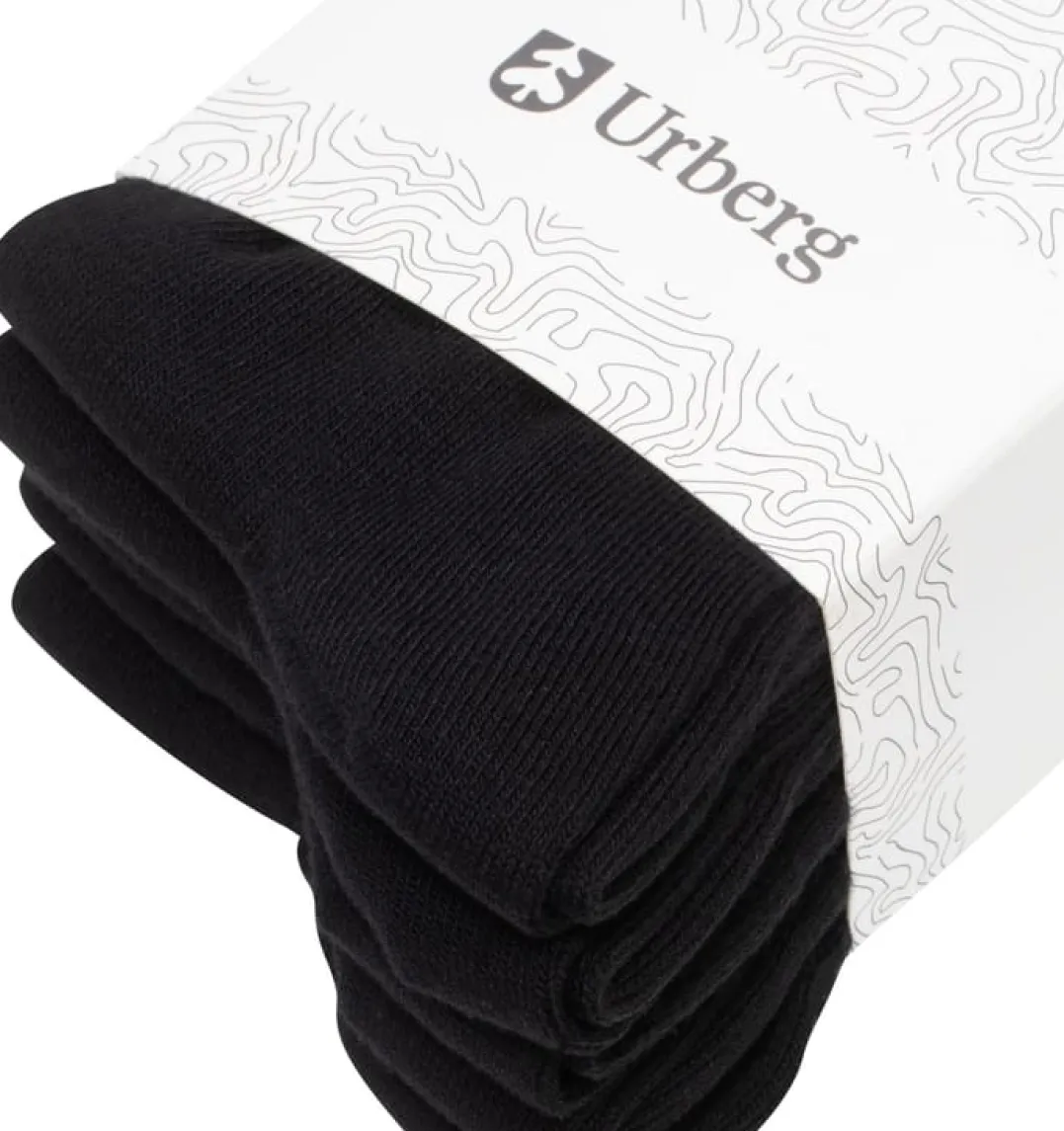 Urberg Bamboo Sock 5-Pack Black Beauty