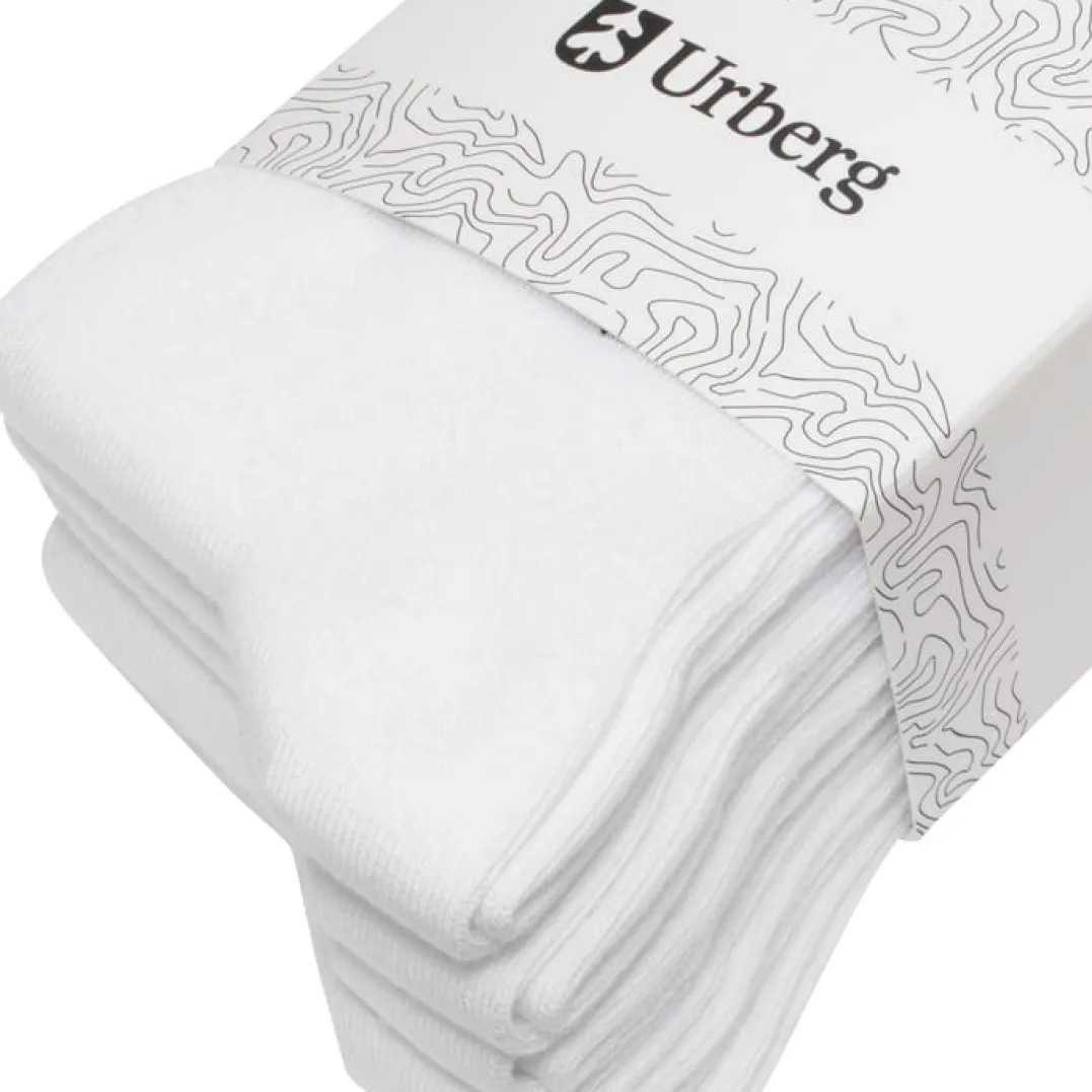 Urberg Bamboo Sock 5-Pack Bright White